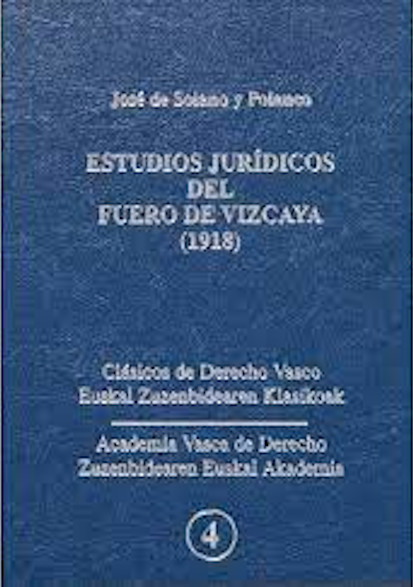 Estudios Jurídicos del Fuero de Vizcaya (1918)
