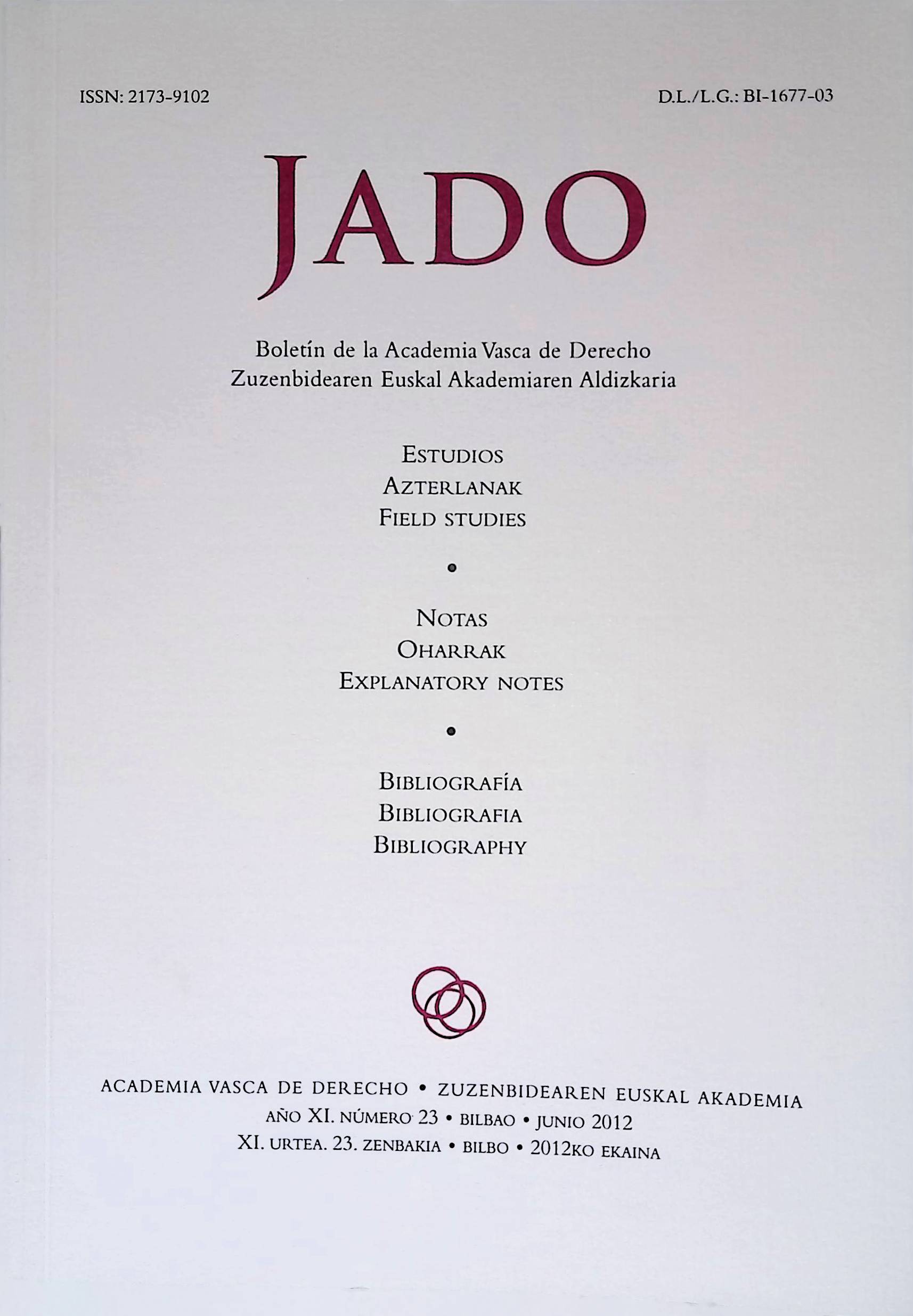 JADO - 23. Aldizkaira